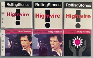 Rolling Stones Highwire Ruby Tuesday 1991 CD singlet 6 kpl