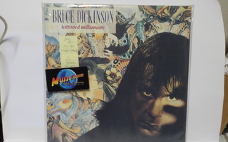 BRUCE DICKINSON - TATTOOED MILLIONAIRE EX+/M- EU 1990 LP