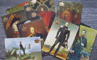 Venäjän vanhoja hallitsijoita....v. -92 taskukalentereita