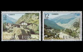 Andorra Sp 107-8 ** Europa (1977)