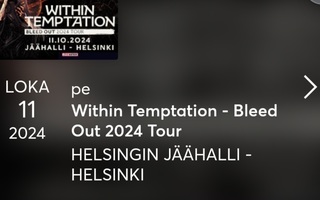 Within Temptation Helsingin Jäähalli 11.10.2024
