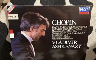 Frédéric Chopin, Vladimir Ashkenazy –Piano Works Vol. XIIILP