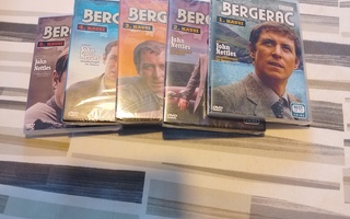 Bergerac 1-9 avaamattomat DVD:t muoveissa.