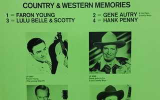 FARON YOUNG - Country & Western Memories Vol 1 LP