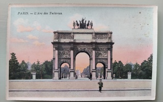 Vanha postikortti, Pariisi