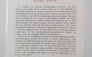 Eino E. Suolahti : Helsingfors 1550-1950