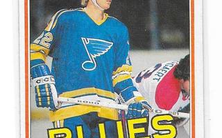 1981-82 Topps #121 Jörgen Pettersson St Louis Blues