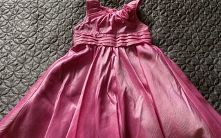 Vaaleanpunainen lapsen mekko, koko 104 cm