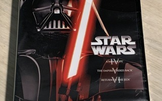Star Wars IV - VI (3DVD) alkuperäinen trilogia (UUSI)
