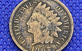Indian head penny 1907
