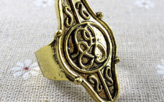 LORD OF THE RINGS - ELRONDS RING REPLICA- HEAD HUNTER STORE.
