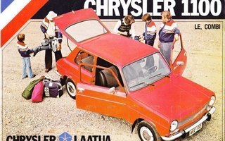 Simca Chrysler 1100 -esite 70-luvun lopusta