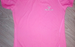 Vaaleanpunainen treeni t-paita koko M