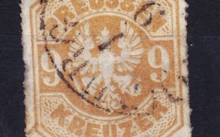 Saksa Reich Preussi 1867 Mi 26 Mi 60€