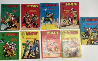 Pecos Bill irtonumerot 1-9 1973