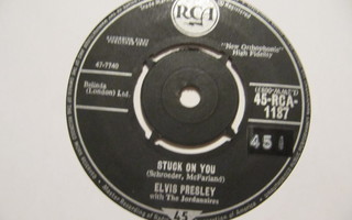 Elvis Presley Stuck On You 7" sinkku UK RCA 1226