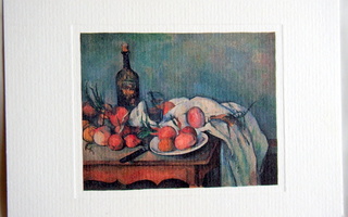 Taidekortti "Still Life with Onions" Paul Cezanne (1839-1906
