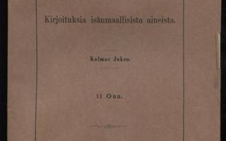Suomi. Kirjoituksia isänmaallisista aineista III 11 osa1895