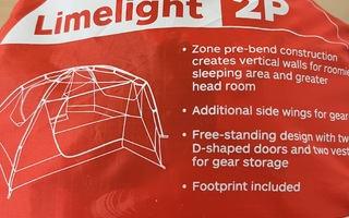 M: Marmot Limelight 2p teltta (uusi)