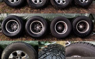 NASTARENKAAT 4x NOKIAN TYRES 255/70/R15 + VANTEET