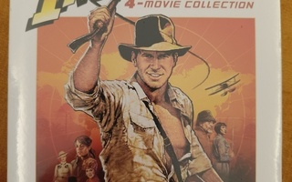 Indiana Jones 4-movie collection (4K Ultra HD + Bluray) UUSI