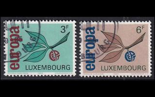 Luxemburg 715-6 o Europa (1965)