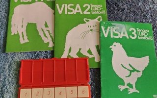 Tenava Luko tehtäväpeli + Visa 1-3 tehtäväkirjat (70-luku)