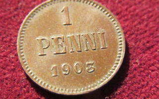 1 penni 1903 pieni 3
