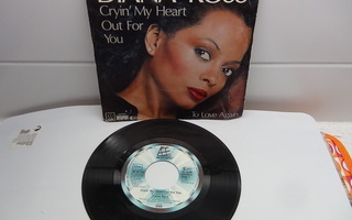DIANA ROSS 7"CRYIN" MY HEART OUT FOR YOU,TO LOVE AGAIN