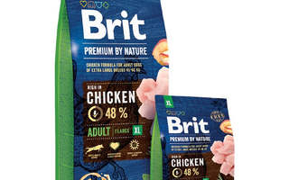 Brit Premium by Nature Adult XL - koiran kuivaru