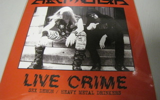 ARMOUR - LIVE CRIME  7'' SINGLE EX/EX   (+)