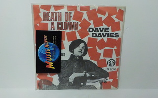 DAVE DAVIES - DEATH OF A CLOWN VG+/VG+ 7"