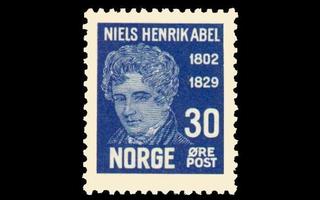 Norja 153 ** Niels Abel 30 öre (1929)