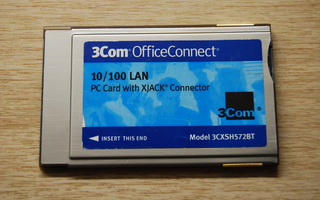 3Com OfficeConnect 10/100 LAN PC Card With XJACK Connector