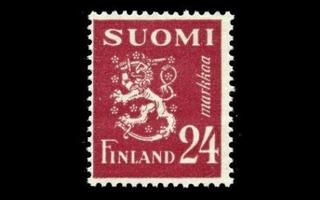 349 ** Leijona 24 mk pun.ruskea (1948)