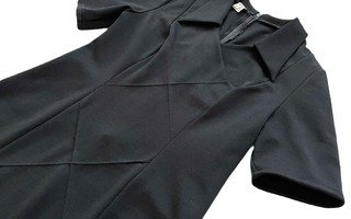 VINTAGE 60s 70s mod musta mekko 60-luvun 70-luvun retro L M