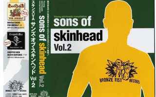 SONS OF SKINHEAD #2 kokoelma CD -2006- 17 japani Oi! bändiä