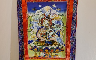 Kuningas Gesar thangka, tiibetin buddhalaisuus, tibet,