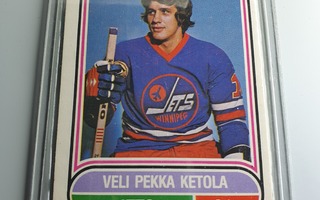 Veli-Pekka Ketola RC Winnipeg Jets 1975-76 WHA