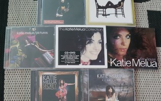 7 x Katie Melua CD + nimmari (hinta sis. pk)