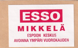 Espoo, MIKKELÄ, ESSO.      b436