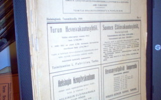 Maatalouden Hevoshoitolehti vuosikerta 1916 1-10