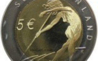 Yleisurheilun MM-kisat 2005 5€ UNC