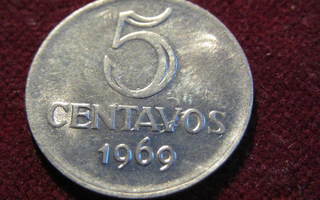 5 centavos 1969 Brasilia