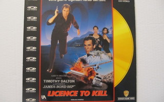 007 Licence to kill LASERDISC James Bond