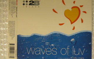 2 Black • Waves Of Luv CD Maxi-Single
