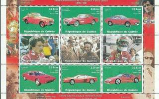 Ferrari postimerkkiarkki mm Schumacher postimerkki