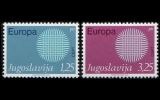 Jugoslavia 1379-80 ** Europa (1970)