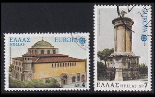 Kreikka 1314-5 o Europa rakennuksia (1978)