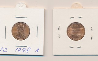 USA 1 cent 1998, 1